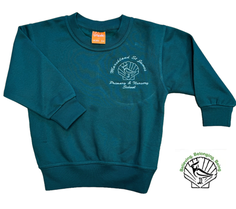 Bottle Sweatshirt with Marshland Embroidered Logo