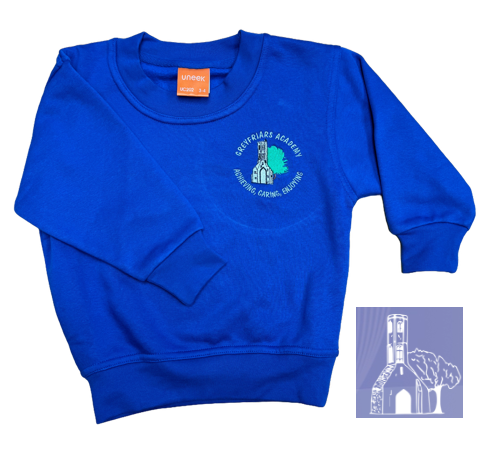 Royal Sweatshirt with Greyfriars Embroidered Logo