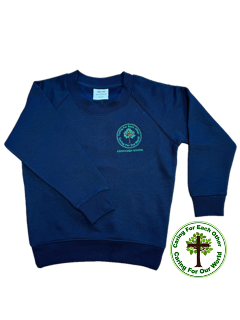 Navy Sweatshirt with Ashwicken Embroidered Logo