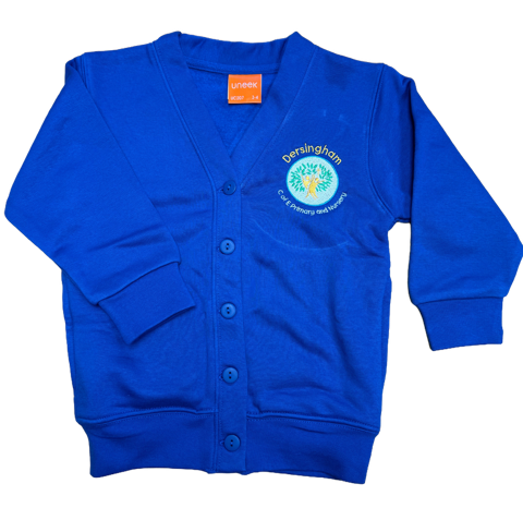 Royal Cardigan with Dersingham Embroidered Logo