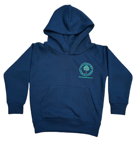 Navy PE Hoodie with Ashwicken Embroidered Logo