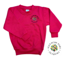 Red Sweatshirt with Blenheim Embroidered Logo