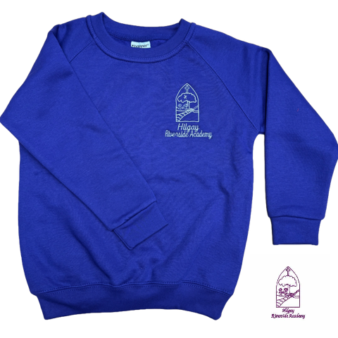 Purple Sweatshirt with Hilgay Embroidered Logo