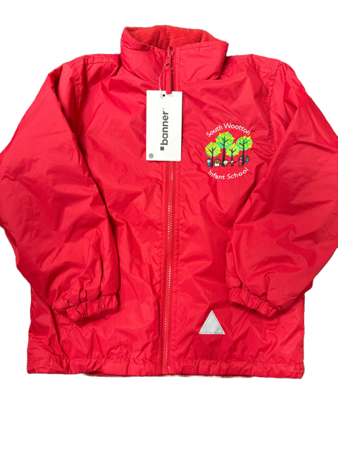 Red Reversible Jacket with South Wootton Infants Embroidery