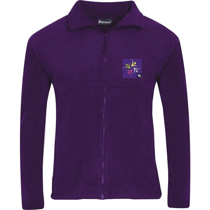 Purple Microfleece with Churchill Park Embroidered Logo