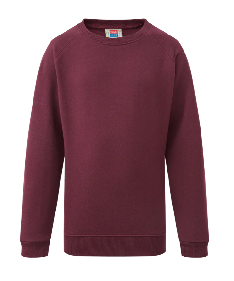 Maroon Sweatshirt with Fairstead Embroidered Logo