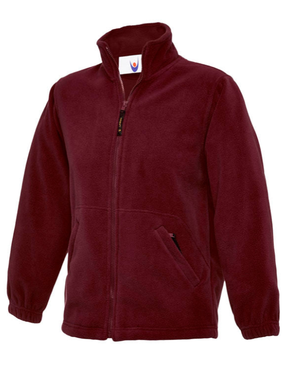 Maroon Microfleece with Fairstead Embroidered Logo