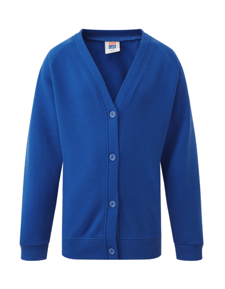 Royal Cardigan with Magdalen Embroidered Logo