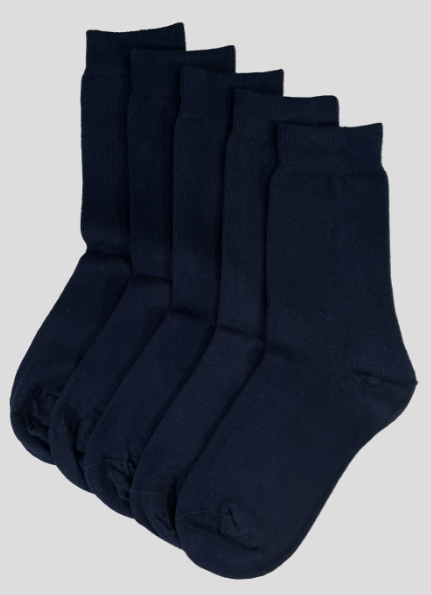 Classic School Socks 5 Pack