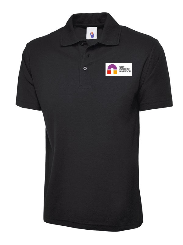 Black Polo with CCN Embroidered Logo (Level 2 Hair)