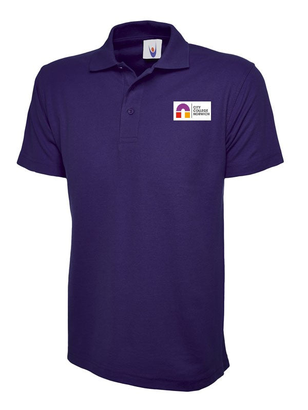 Purple Polo with CCN Embroidered Logo