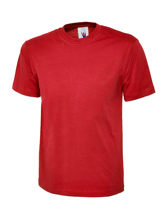 Red PE T-Shirt with Elm Embroidered Logo