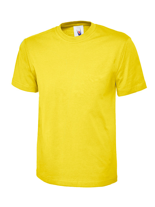 Yellow PE T-Shirt with Elm Embroidered Logo