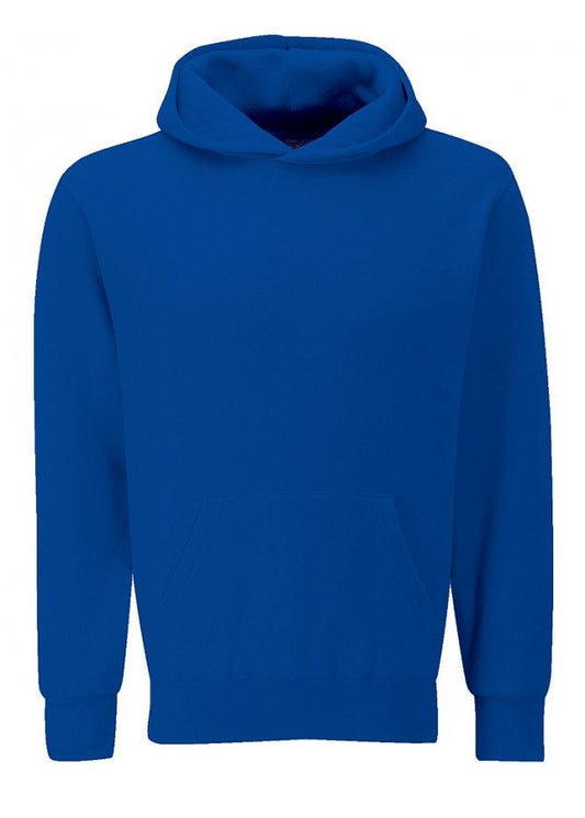 Deep Royal Hooded Sweatshirt with North Wootton Embroidered Logo