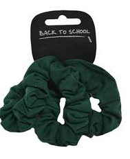 Bottle Green Jersey Scrunchie 3Pack