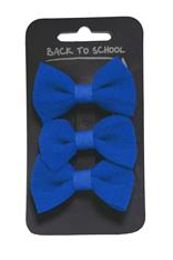 Royal Plain Hair Bow 3Pack