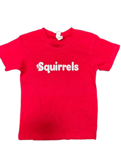 T Shirt with Squirrel's Group Printed Logo