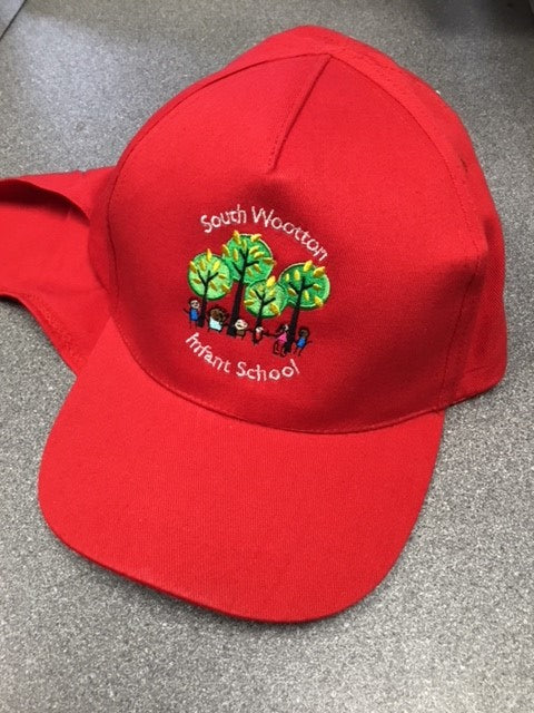 Red Legionnaire Hat with South Wootton Infants Embroidered Logo